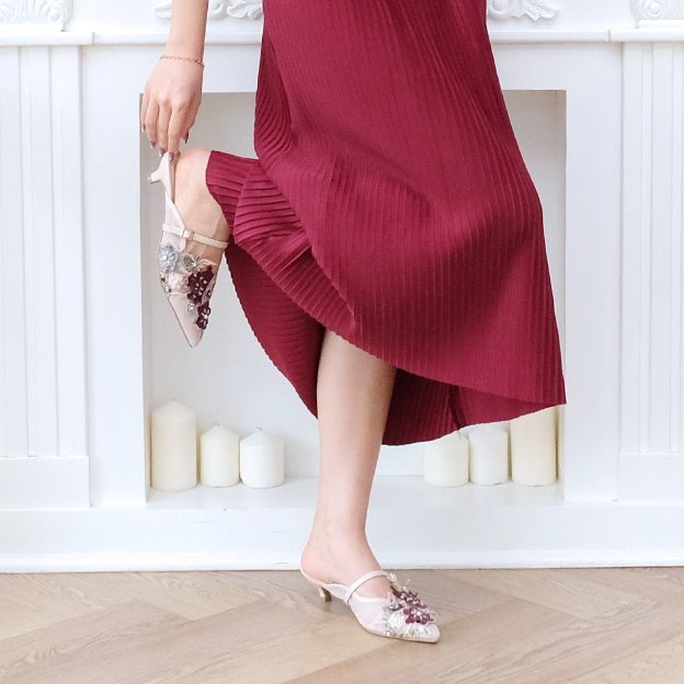 LACE LYNELLE JIN XING HEELS XIN HE