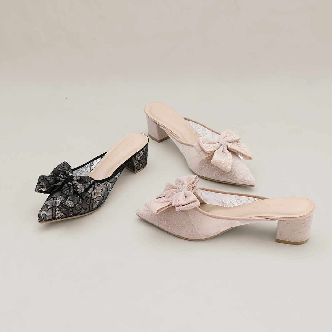 LACE LYNELLE HEELS YEOLIN NUDE