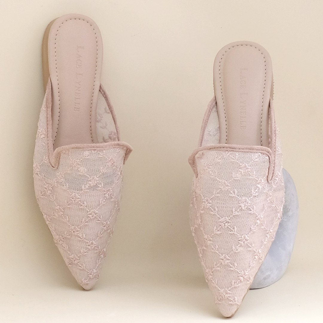 LACE LYNELLE MULES ALIKA
