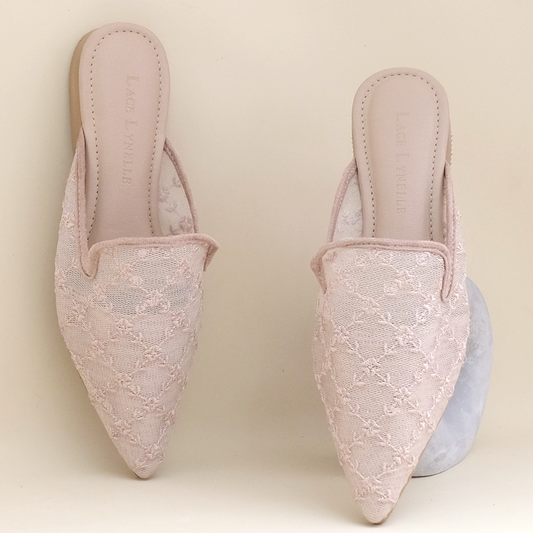 LACE LYNELLE MULES ALIKA