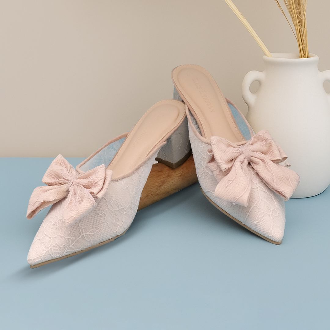 LACE LYNELLE HEELS YEOLIN MAUVE