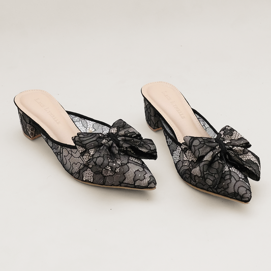 LACE LYNELLE HEELS YEOLIN BLACK