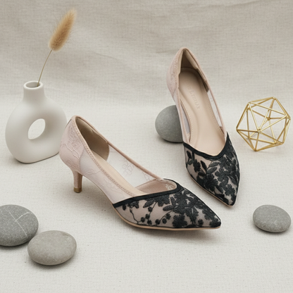 LACE LYNELLE HEELS YENA