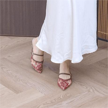 LACE LYNELLE JIN XING HEELS YI FAN