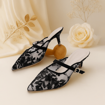 Lace Lynelle Heels Rena Black