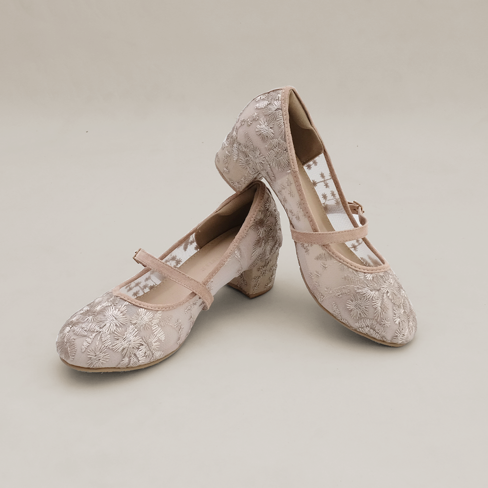 LACE LYNELLE HEELS ELIZA MILO