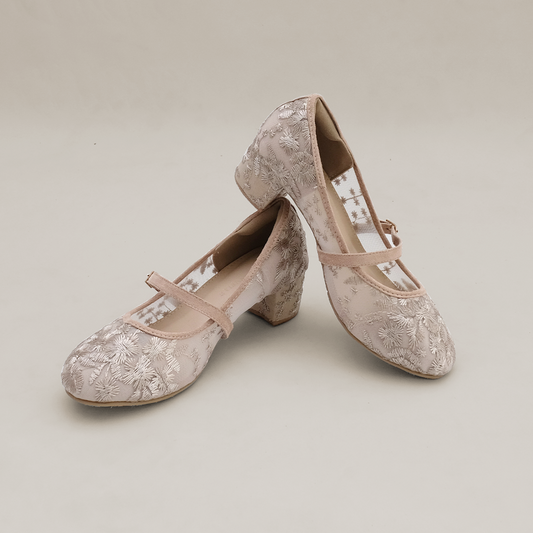 LACE LYNELLE HEELS ELIZA MILO