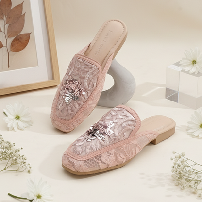 LACE LYNELLE MULES CANNA