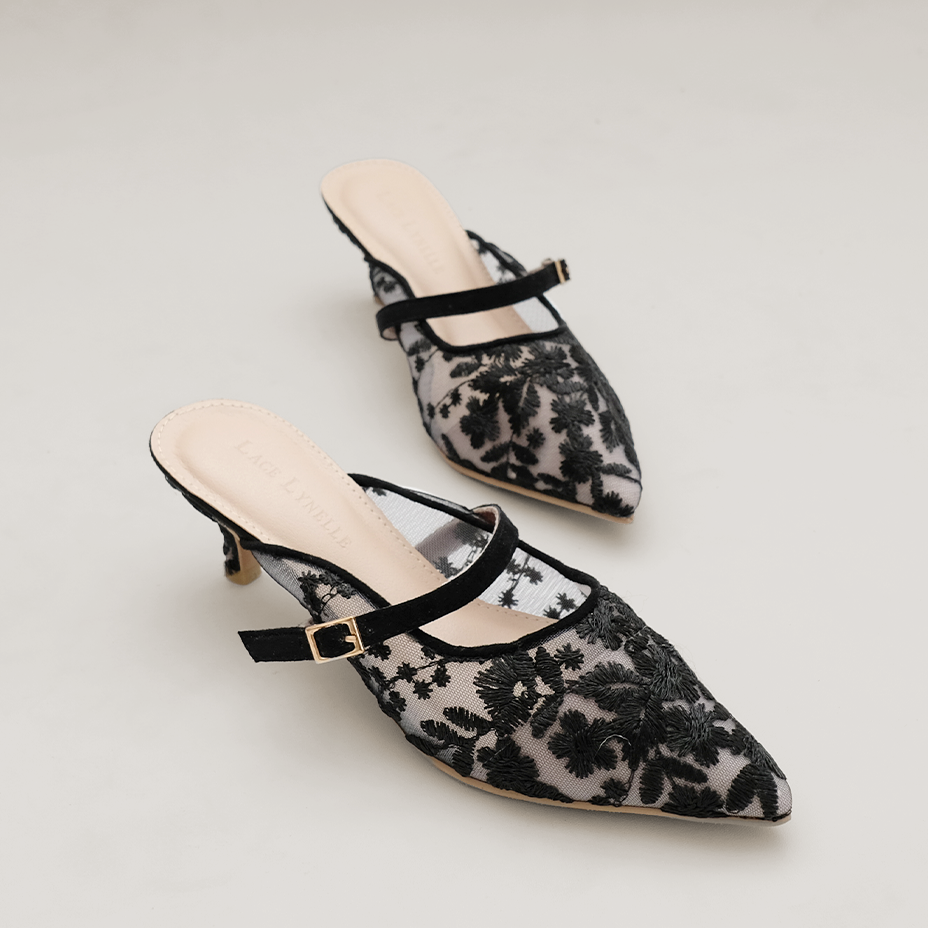 Lace Lynelle Heels Rena Black