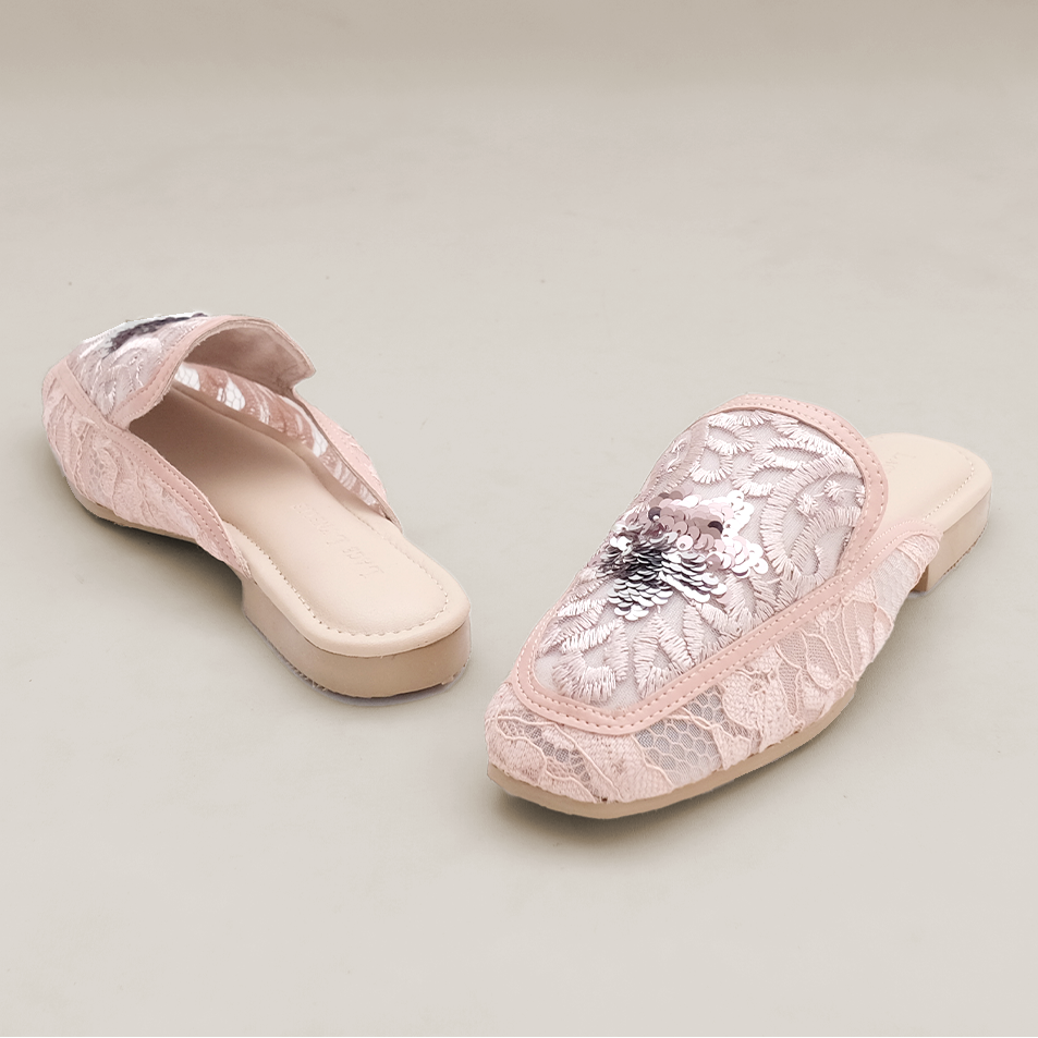 LACE LYNELLE MULES CANNA