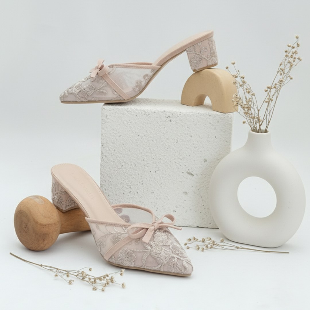 LACE LYNELLE HEELS SUJIN MILO
