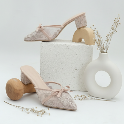 LACE LYNELLE HEELS SUJIN MILO