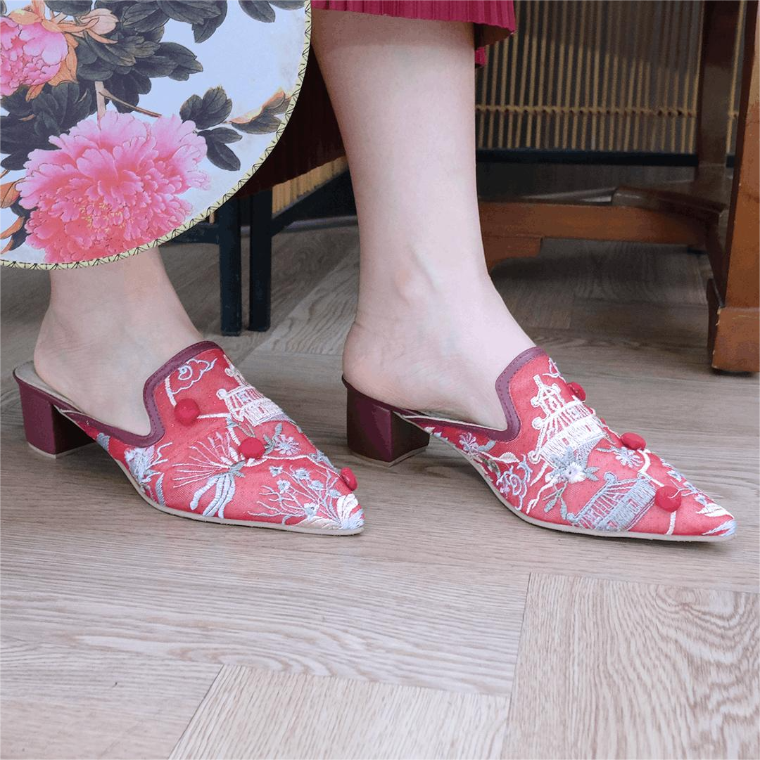 LACE LYNELLE JIN XING HEELS ZHU ER
