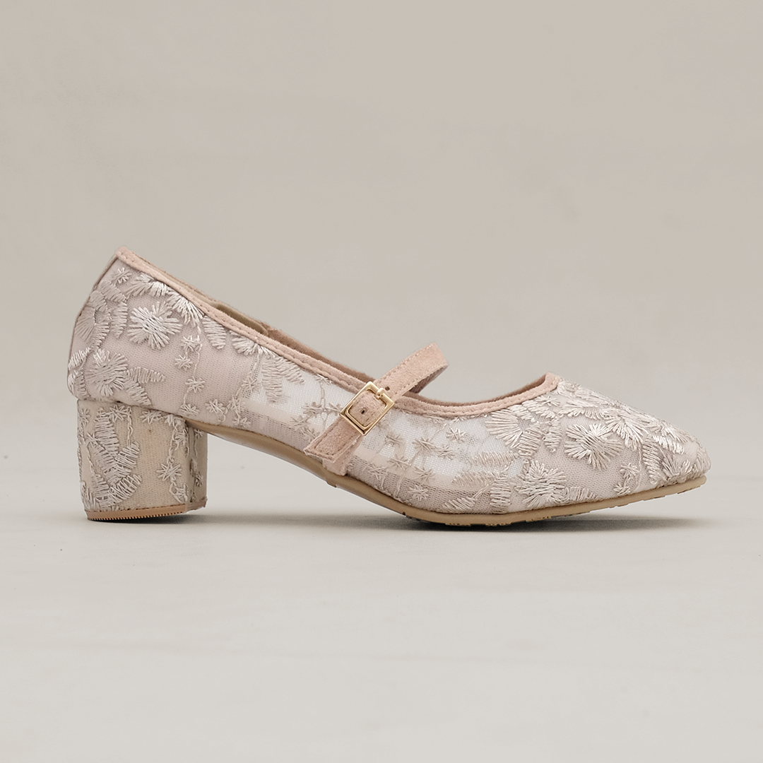 LACE LYNELLE HEELS ELIZA MILO