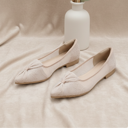 LACE LYNELLE FLATSHOES YERIN NUDE