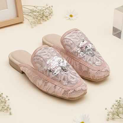 LACE LYNELLE MULES CANNA
