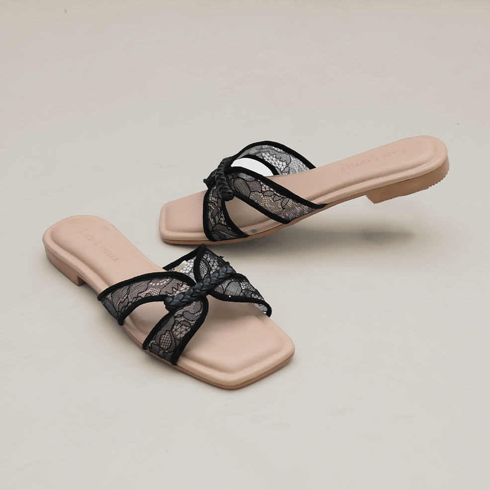 LACE LYNELLE SANDAL JEYNA BLACK