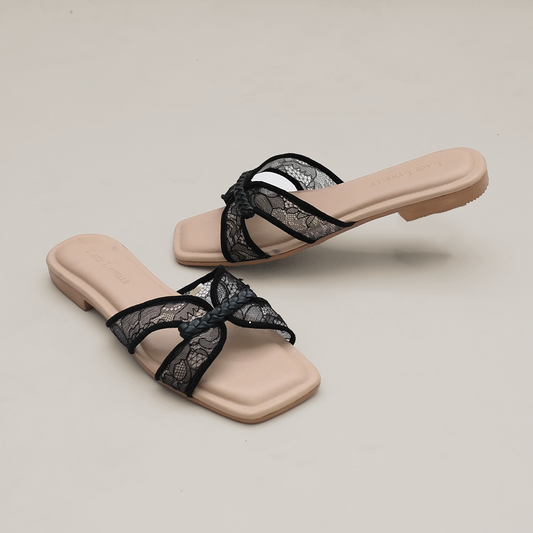 LACE LYNELLE SANDAL JEYNA BLACK