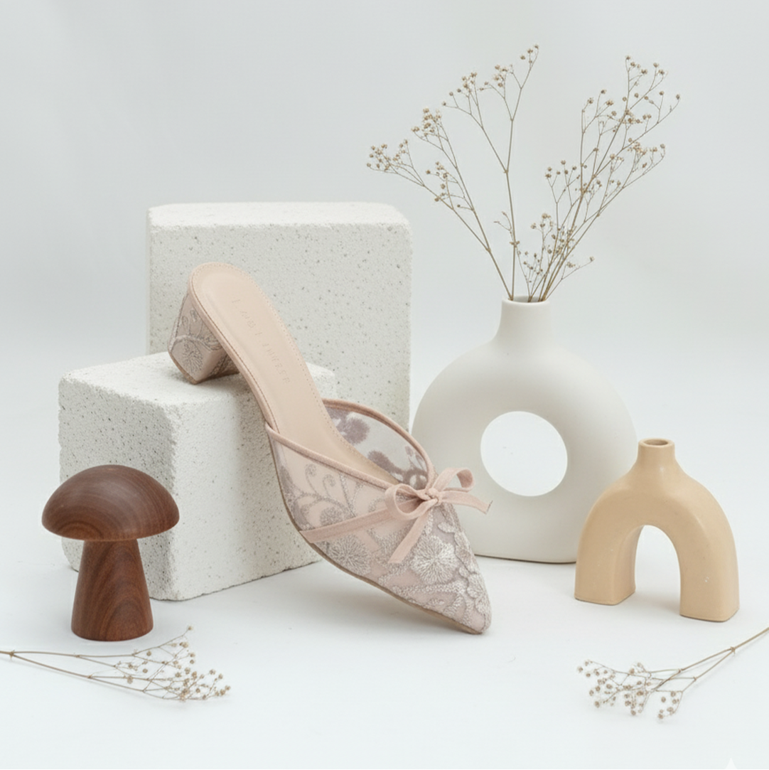 LACE LYNELLE HEELS SUJIN MILO