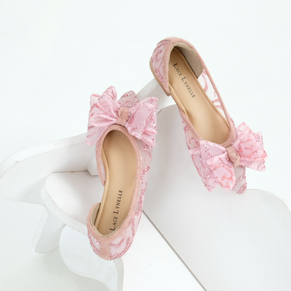 LACE LYNELLE FLATSHOES SHAFIRA DUSTYPINK