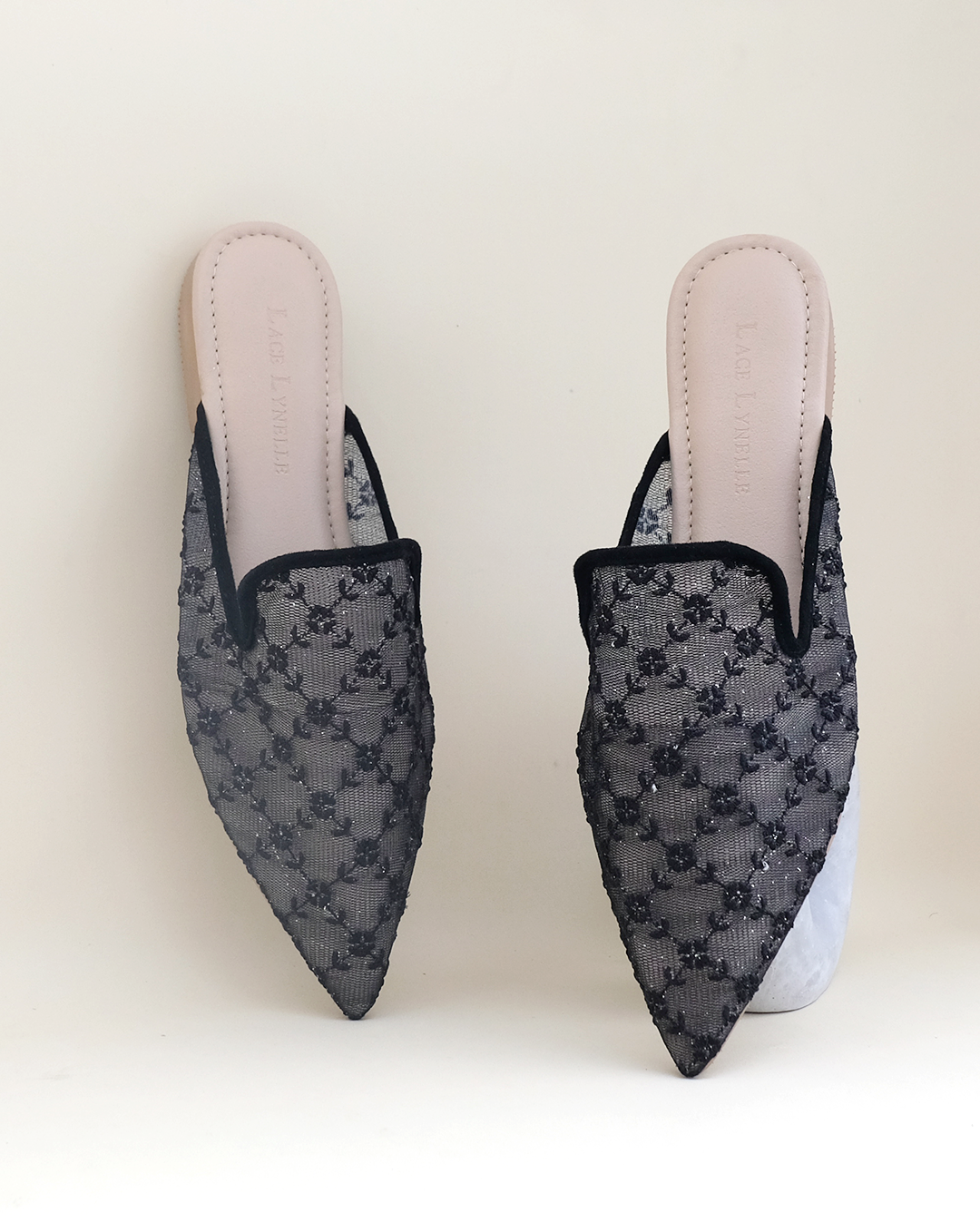 LACE LYNELLE MULES ALIKA