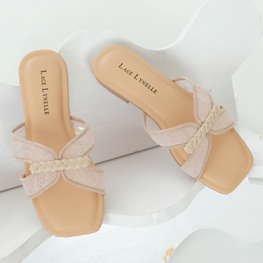 LACE LYNELLE SANDAL JEYNA NUDE