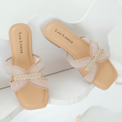 LACE LYNELLE SANDAL JEYNA NUDE