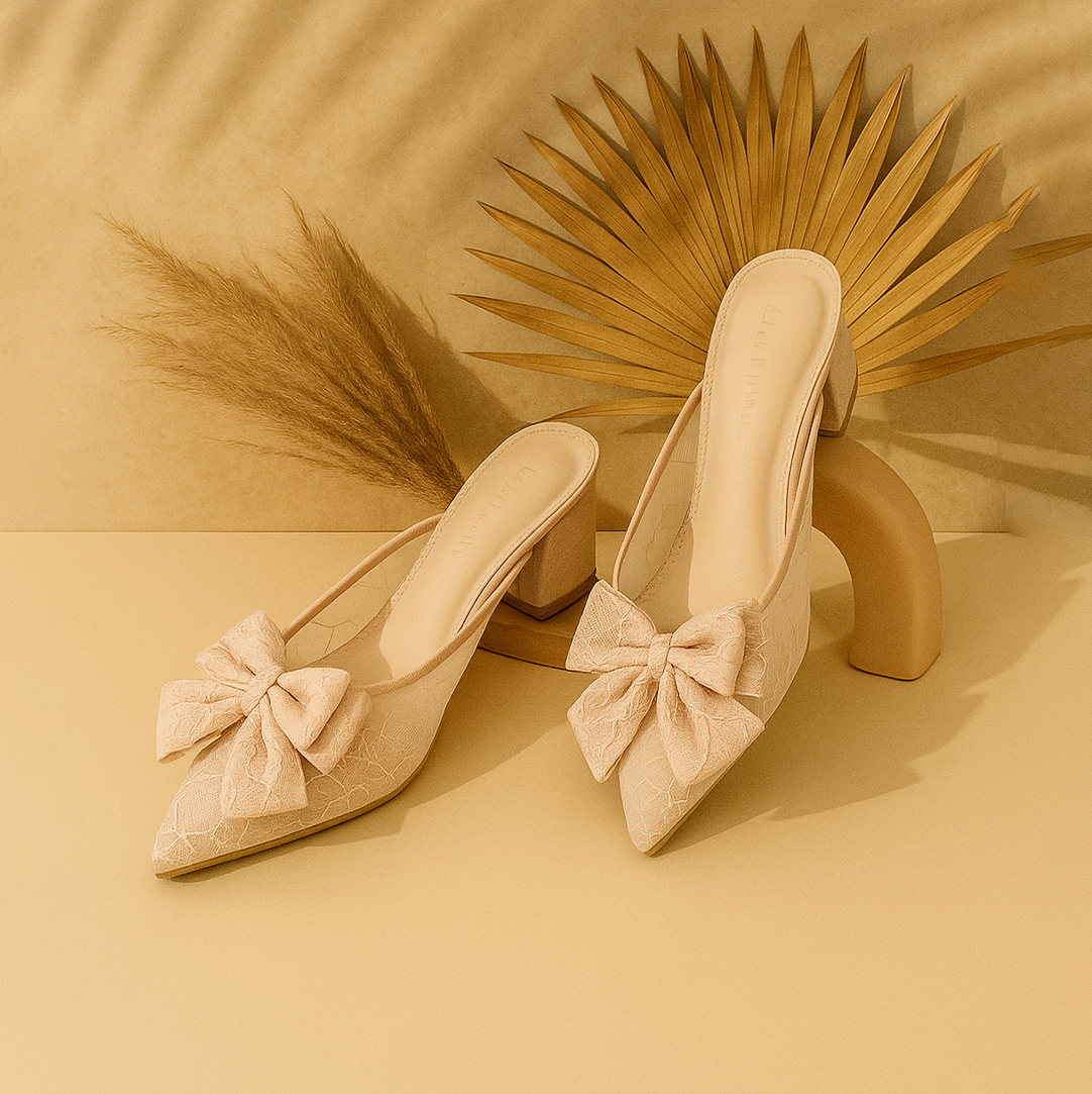 LACE LYNELLE HEELS YEOLIN NUDE