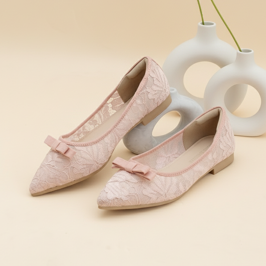 LACE LYNELLE FLATSHOES BELVINNA BLUSH