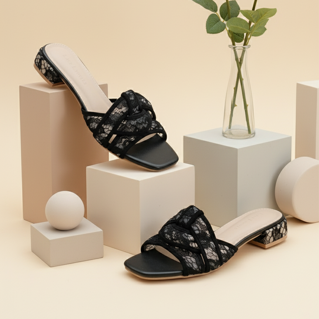 LACE LYNELLE HEELS SHERA