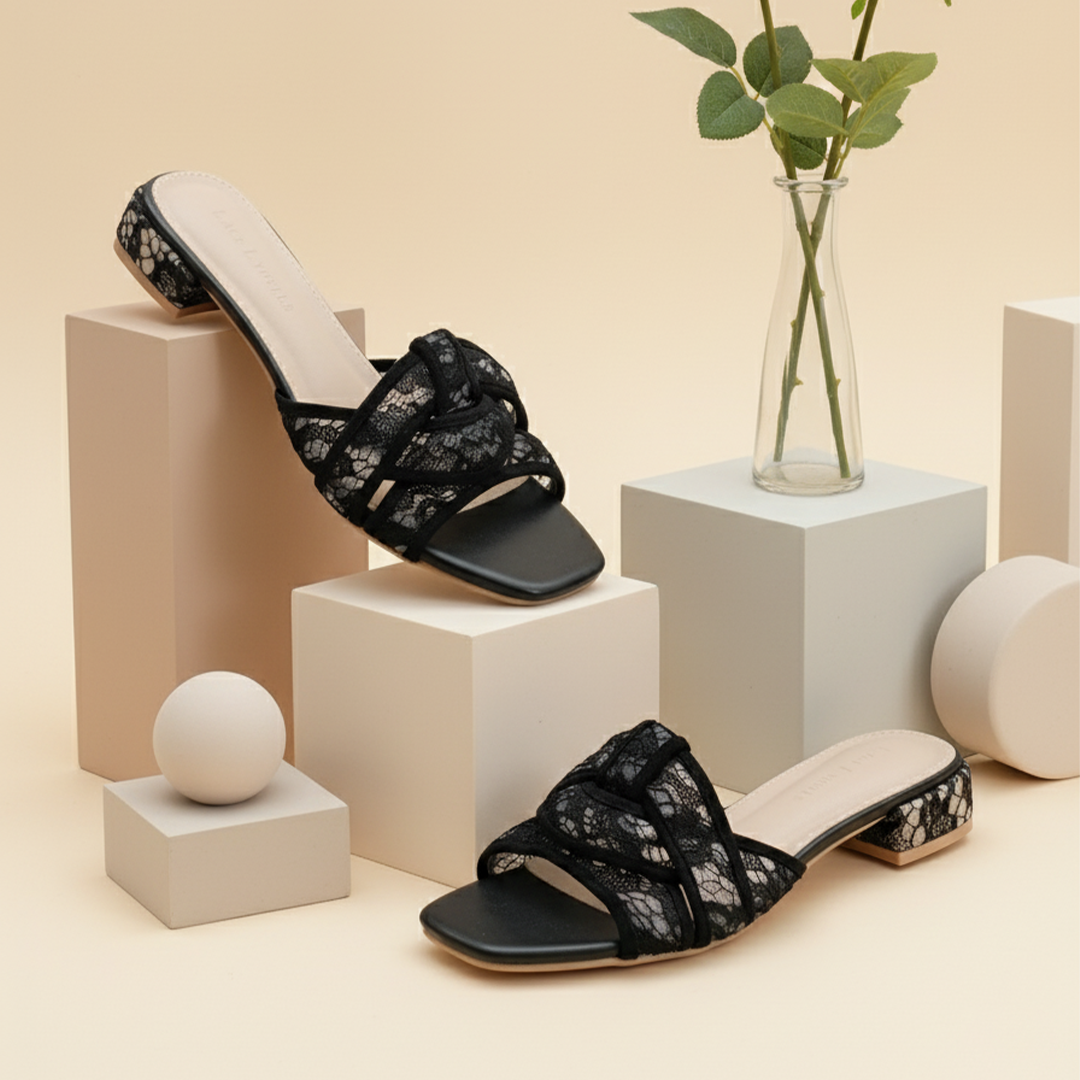 LACE LYNELLE HEELS SHERA