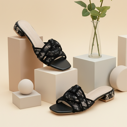 LACE LYNELLE HEELS SHERA