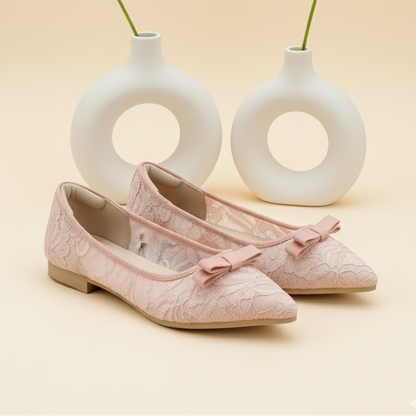 LACE LYNELLE FLATSHOES BELVINNA BLUSH