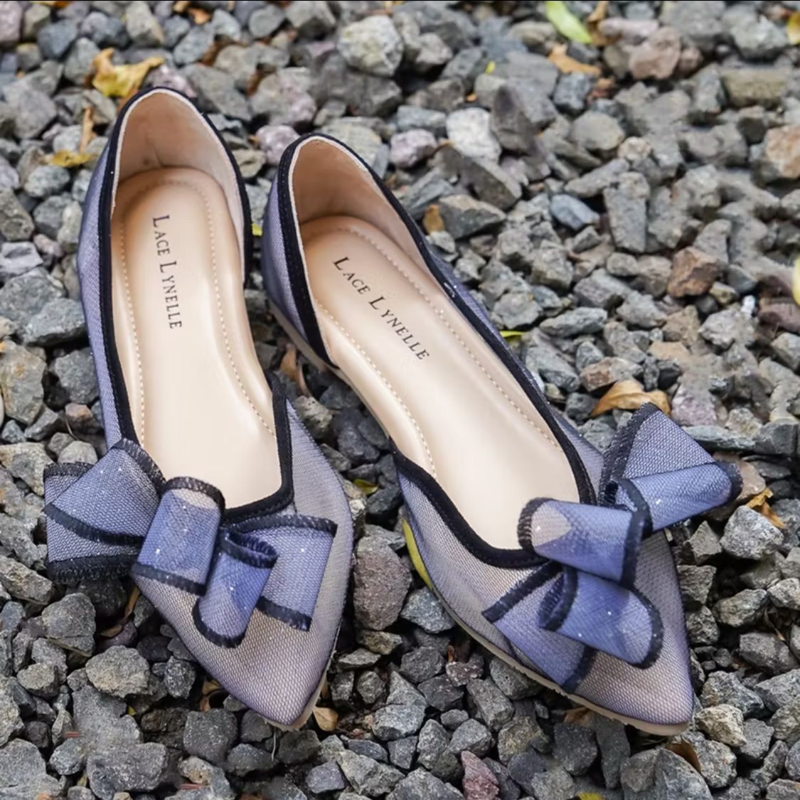 LACE LYNELLE FLATSHOES THAMI BLACK