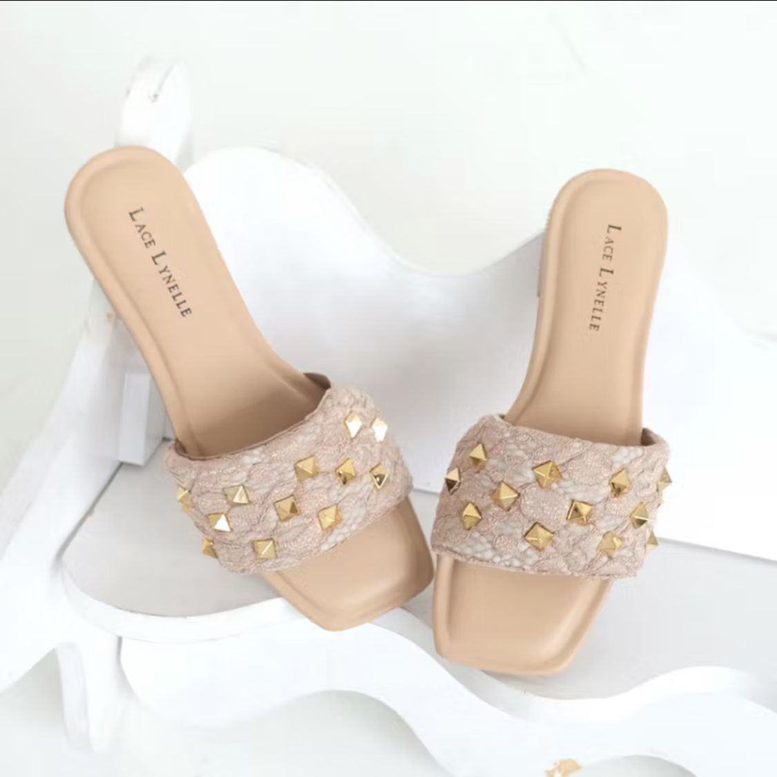 LACE LYNELLE SANDAL BERLYANA NUDE